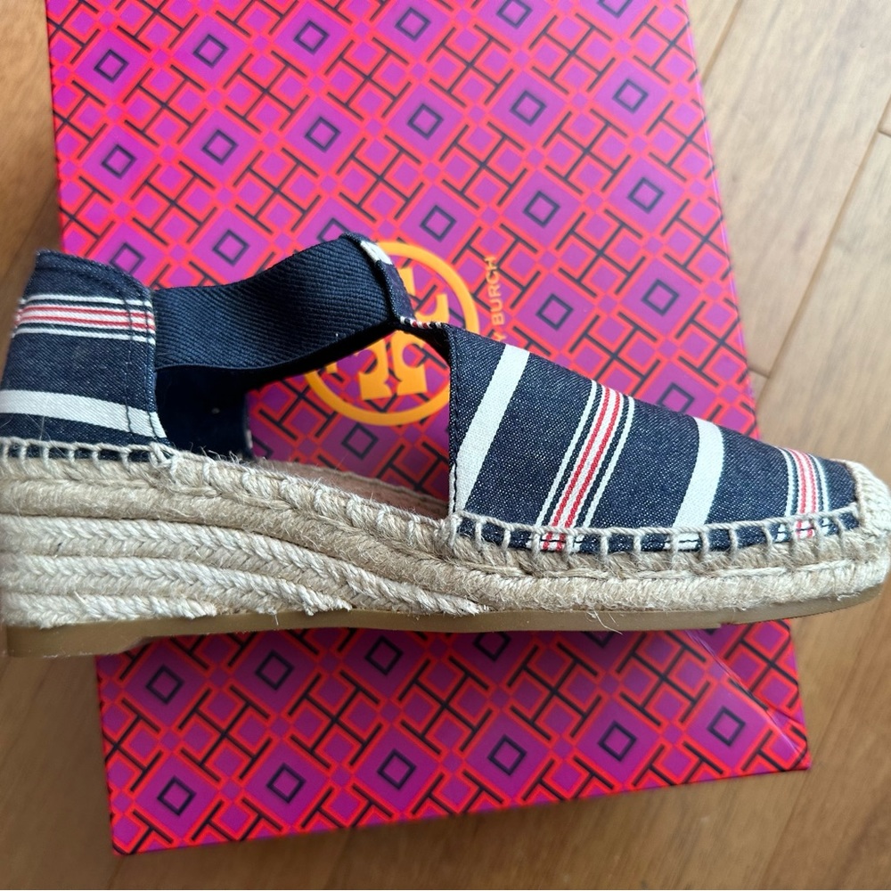 Tory Burch Striped Espadrille